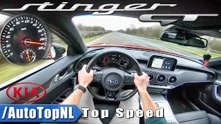 Kia Stinger GT 3.3 V6 AWD AUTOBAHN POV ACCELERATION & TOP SPEED 270km/h by AutoTopNL