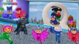 Umizoomi and Pj Masks in Сinema Finger Family | Nursery Rhymes For Children