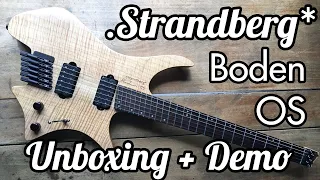 Strandberg Boden OS Unboxing & Demo (Seymour Duncan Pegasus/Sentient pickups)