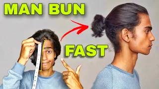 How I got a Man Bun FAST ! (Don't Avoid if You also..)