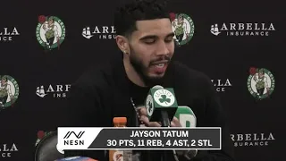 Jayson Tatum Has Short-Term Memory For Non-Call Foul Against LeBron James