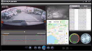 AUTO VOX X1 Proの専用プレーヤーでリアビューを再生（GPS非接続）