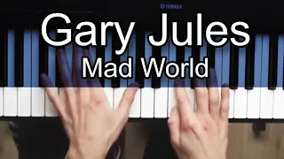 Learn How To Play Mad World On Piano: Gary Jules Piano Tutorial!