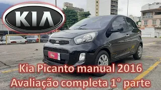 kia Picanto manual 2016 avaliação completa 1° parte.