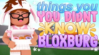 THINGS YOU DIDNT KNOW WERE IN BLOXBURG! Part 4!