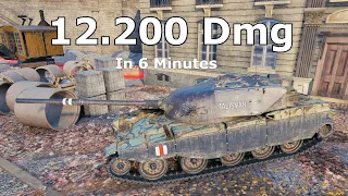 World of Tanks T95/FV4201 Chieftain - 12,200 Damage In 6 Minutes