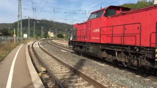 (HD) Trains at Ulm HBF, Geislingen (Steige) & Basel Bad - 28/9/16