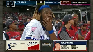 Vlad JR VS J.PEDERSON 79 HOMERS IN SEMI-FINALS/HR DERBY 2019