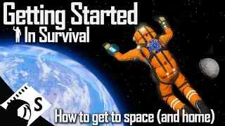 Going to Space - Getting Started in Space Engineers #6 (Survival Tutorial Series)