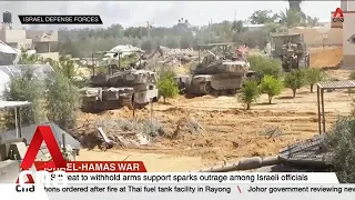 Israel-Hamas war: Biden's warning on weapons supplies sparks outrage in Israel