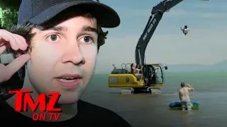 David Dobrik Sued for Excavator Stunt Gone Wrong, Man Claims He Almost Died | TMZ TV