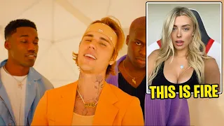 Corinna Kopf Reacts to Justin Bieber - Peaches ft. Daniel Caesar, Giveon