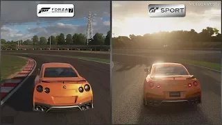 Forza Motorsport 7 vs Gran Turismo Sport - 2017 Nissan GT-R at Suzuka