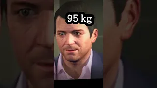 Weight Of Gta 5 Character | #gta5 |#viral | #shorts |