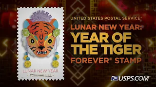 USPS Lunar Year Year - Year of the Tiger Forever® Stamp