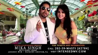 MIKA SINGH & SIZZLING SUNNY LEONE LIVE IN CONCERT Launch of IntenseDMV Radio