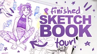 Finished Sketchbook Tour #25 | SKETCHES OF SKETCHY PROPORTIONS!?