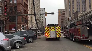 Crews battle underground fire in downtown Youngstown