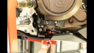 Husqvarna 701 Enduro LR: Install Vanasche Rear Brake Pedal Upgrade
