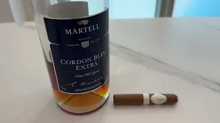 第664集 港幣$2000我最喜歡烈酒Martell Cordon Bleu Extra 馬爹利藍帶傲創/ 配Davidoff Grand Cru