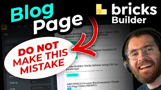 Blog Page in Bricks Builder (The CORRECT way!!!) + Blog vs Archive Template explained