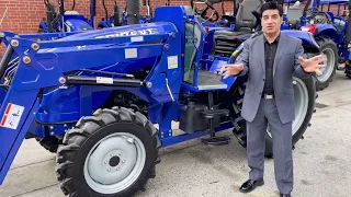 TRIDENT 55HP tractor features and controls