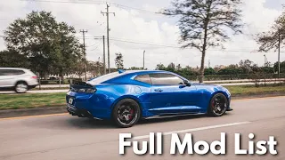 My Camaro SS 1LE MOD list | Costs to make this 510 WHP Cammed beast!