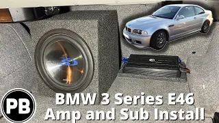1999 - 2005 BMW 3 Series E46 Amp and Sub Install