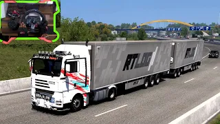 Euro Truck Simulator 2 | Smooth Drive Heavy Double Trailer |