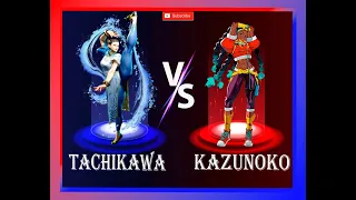SF6 Tachicawa (Chun-Li) VS Kazunoko (Kimberly) High Level