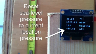 Altimeter with MS5611 in action