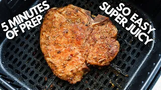 Air Fryer Pork Chops | Easy, Super Juicy & Super Tender Air Fried Pork Chops