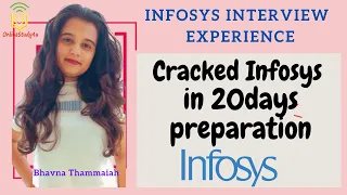 Infosys Interview Experience | Cracked Infosys in 20days preparation |Complete Journey