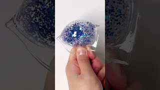 파란색🔵 테이프공 만들기 - DIY Blue Color Nano Tape Bubbles! #shorts