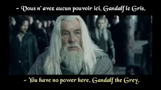 FRENCH LESSON - learn french with movies - Lord of the Rings ( the two towers part4 )