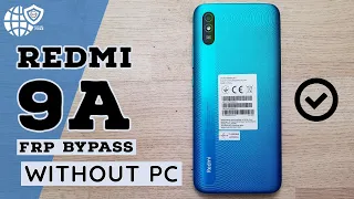 Redmi 9A MIUI 12.5 Google Account Bypass Without PC | Redmi 9A FRP Bypass Without PC