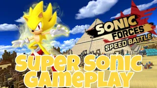 Sonic Forces Speed Battle - Super Sonic (Level 5) Gameplay