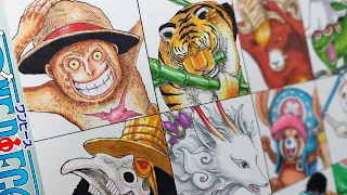 Drawing Straw Hat Pirates as an Animal | One Piece | ワンピース | Part 1