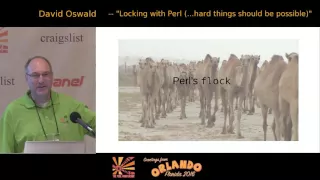 2016 - Locking with Perl (...hard things should be possible)‎ -  David Oswald