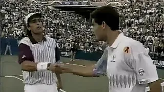 Pete Sampras vs Cedric Pioline 1993 US Open Final Highlights