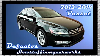 Volkswagen Passat Modelos 2012 al 2019 defectos, fallas, revisiones y problemas comunes