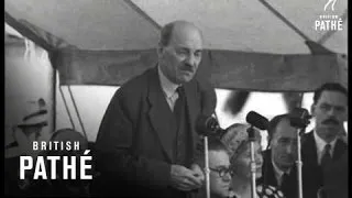 Attlee Speaks At Labour Rally: Taunton (1950)