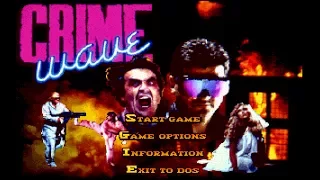 Crime Wave (PC/DOS) 1990, Access Software, Inc.