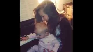 Connie Talbot and her cousin - Playing the piano {2014}