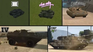 How to get a TANK in GTA Games? (2001 - 2013)