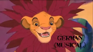 The Lion King - I'm Brushin' Up On Lookin' Down (One Line Multilanguage)