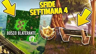 FORTNITE-SFIDE DELLA SETTIMANA 4