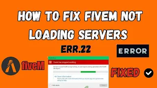 How To Fix FiveM Not Loading Servers