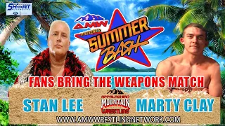 AMW SUMMERBASH   MARTY CLAY VS  STAN LEE PREVIEW