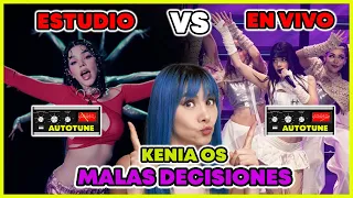 KENIA OS - ¿SIN AUTOTUNE? MALAS DECISIONES  | VOCAL COACH REACCIONA | Gret Rocha